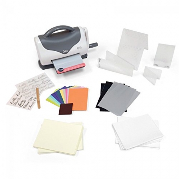 Sizzix Texture Boutique Embossing Maschine Starter Kit, weiß/grau -